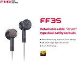 FiiO FF3S Dynamic Drive Oordopjes, HiFi Wired Oortelefoon met Bass Super Sound Oordopjes Muziek Oortelefoon