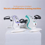 Home Mini Hometrainer Magnetische Control Pedaal Stepper Fitness Hardloopmachine Revalidatie voor Ouderen Binnen (Wit)