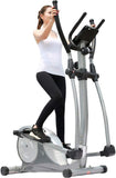 Step Fitnessmachines, elliptische machine Elliptische trainer Oefenmachine met LCD-monitor, magnetische opgewaardeerde top elliptische machine Trainer Modieus