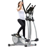 Step Fitnessmachines, elliptische machine Elliptische trainer Oefenmachine met LCD-monitor, magnetische opgewaardeerde top elliptische machine Trainer Modieus