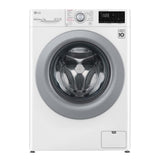 LG AI DD F2WV3S7S4E Slim wasmachine met voorlader, 7 kg, 1200 rpm, serie V3, stoomreiniging, invertermotor, direct drive, smart diagnosis, gratis installatie, wit