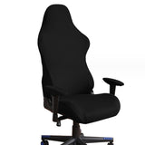 Xusxes Gaming stoelhoezen, bureaustoelhoes, draaistoelovertrek, wasbaar, voor computerstoelen/dx racing/pc-stoelhoes, zwart