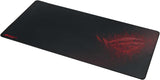 ASUS ROG Sheath Extended Soft Cloth Gaming Mouse Pad with Smooth Gliding Surface and Non-Slip Base - Black/Red