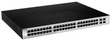 D-Link DGS-1210-48 Smart Managed Gigabit Switch (48 poorten, waarvan 4 x Combo 10/100/1000 BASE-T/hectPorts)