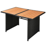 vidaXL Loungeset met Kussens 10-delig Tuinset Tuin Meubelset Lounge Tuinmeubelset Set Meubel Tuinmeubel Sets Meubelsets Poly Rattan Zwart