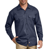 Dickies Long/S werkhemd voor heren, vrijetijdshemd (verpakking van 1 stuk)