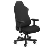 Tatuo Hoes voor gamestoelen met armleuning, stoelhoes en rugleuning, computerstoelhoezen, rekbare elastische hoes voor gamestoel voor computer, videogame, bureaustoel (zwart)