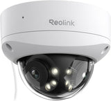 Reolink 4K 8MP PoE IP-camera met dubbele lens, IK10 vandaalbestendig, slimme detectie, kleuren nachtzicht, tweeweg audio, IP67, geen pan&tilt, Duo 2V PoE