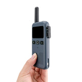 Retevis RB619 PMR446 Walkietalkie Oplaadbaar, Licentievrije Walkietalkie VOX, Beeldschermweergave, Ultraslanke Professionele Radio voor Thuis, Skiën (Marineblauw, 3 Stuks)