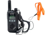 CRONOS Korte golf radio's walkietalkie model: Baofeng BF-T17, draadloze telefoon, set met zaklamp, 2 stuks, kleur: GEEL