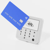 Solo Lite SumUp: een mooi wit en compact pinapparaat dat contactloze betalingen met creditcards, pinpassen, Apple Pay, Google Pay en nog veel meer accepteert.