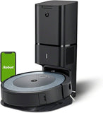 iRobot® Roomba® i565240 robotstofzuiger met wifi-verbinding en Smart Mapping - per kamer schoonmaken met automatische vuilafvoer - Met dubbele rubberen borstels voor alle vloertypen