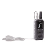 Midland 777 Pro 2-delige kofferset, C1365.01, 2 x hoogwaardige PMR446 + LPD-radioapparatuur voor professioneel en privégebruik met digitaal display, tot 14 uur gebruiksduur, zwart