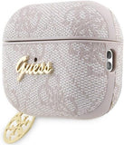 Guess GUAP2G4GSMP hoes voor AirPods Pro 2 roze 4G Charm Collection