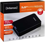 Intenso Memory 4 TB Center Externe Harde Schijf, 8,9 cm/3,5 Inch, 5400 Rpm, 32 Mb Cache, Usb 3.0, Zwart