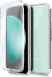 Cool 3D-siliconen hoesje voor Samsung S711 Galaxy S23 FE (transparant voor + achter)