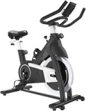 Indoor Cycling Hometrainer Fitness Home Gym Oefening Stationaire fiets met LCD digitale monitor Telefoonhouder, maximale belasting 350 lbs