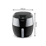 Tefal Easy Fry XXL Hot Air Fryer, Extra Large Capacity 5.6L/1.6kg, Energy Saving, Stylish Design with Stainless Steel Housing, Fast Cooking, Crispy Results, Healthy Cooking, EY701D