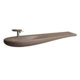 Laufen Alessi one wastafel, onderbouw, zonder kraangat, zonder overloop, 1600x500, H8149711881091, Kleur: Koffiemat