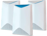 Business Orbi Pro NETGEAR SRK60B03 zakelijk draadloos mesh-systeem (3000 Mbps tri-band mesh router + 2 satellieten, 3 sets voor dekking tot 525 m², AC3000, WLAN-access point, SRK60B03-100EUS)