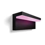 Philips Hue Nyro Wandlamp - Wit en Gekleurd Licht - IP44 Waterbestendig - Verbind met Bridge - Werkt met Alexa en Google Home - Buitenlamp - Muurlamp - Tuinverlichting - Zwart