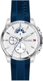 Tommy Hilfiger 1791349 kwartshorloge voor heren, met meerdere wijzerplaten, met siliconen armband, Band