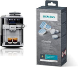 Siemens Volautomatische koffiemachine EQ.6 plus s700 TE657503DE, voor vele koffiespecialiteiten, melkschuimmondstuk, keramische molen, dubbele kopfunctie, anti-kalkaanslag, automatische stoomreiniging, 1500 W, roestvrij staal