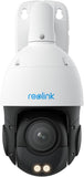 Reolink Slimme 4K/8MP UHD PTZ Dome Beveiligingscamera met Cutting-Edge 16X 3D Optische Zoom, Kleuren Nachtzicht, Persoon/Voertuig/Dier Detectie, Twee-Weg Audio, 24/7 Opname, RLC-823S2