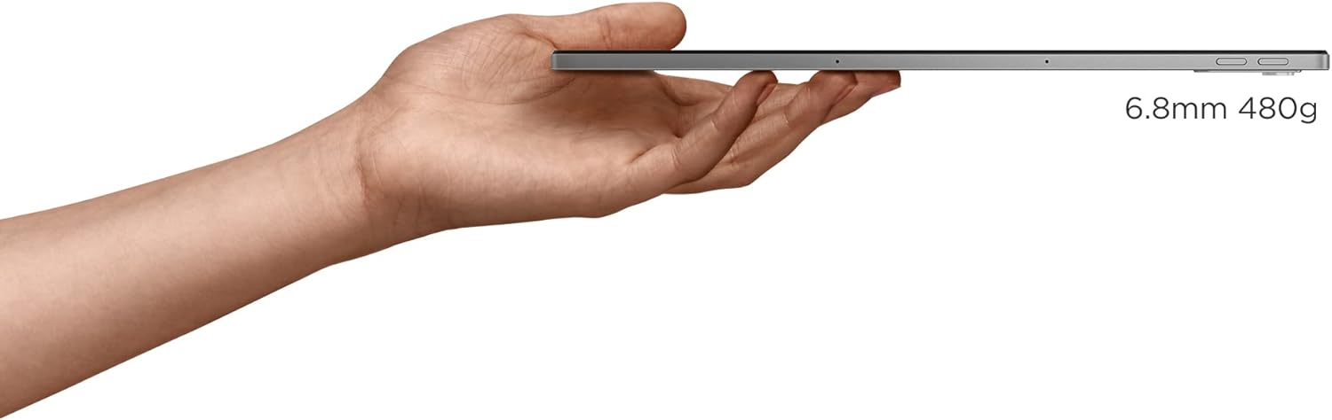 Lenovo Tab M9 tablet met touchscreen, 9 inch (22,4 cm), HD (MediaTek Helio G80, 8 kernen, 3 GB RAM, 32 GB eMMC, Android 12, WiFi + Bluetooth) transparant - grijs