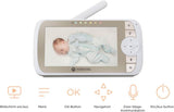 Motorola Nursery Babyfoon - VM65X Connect - Wit - Video Babyfoon - met Motorola Nursery App - 5-inch Monitor - Nachtvisie - Flexibele Wieghouder