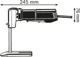 Bosch Professional schuimrubberzaagmachine GSG 300 (zaagdiepte in schuimrubber: 300 mm, 350 watt, incl. voetplaat, zaagblad en zaagbladgeleiding niet inbegrepen, in kartonnen doos)