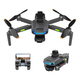 LUXWALLET Aerofly X Hawk – 5 Ghz WiFi GPS Drone - Laser Obstacle Avoidance - 3 Axis Gimbal Drone – Borstelloze Motor – Return To Home - Zwart