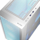 ATX Semi-toren doos Logic AT-DART-PRO-ARGB-20 Wit