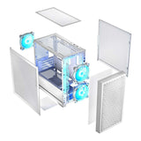 ATX Semi-toren doos Logic AM-DART-PRO-ARGB-20 Wit