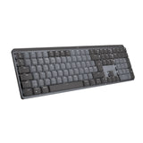 Logitech MX Mechanisch, Draadloos, Verlicht Toetsenbord, Lineaire Schakelaars, Pan Nordic QWERTY indeling - Grijs