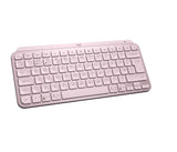 Logitech MX Keys Mini Minimalistisch Draadloos Verlicht Toetsenbord, Compact, Bluetooth, Backlit, USB-C, Compatibel met Apple macOS, iOS, Windows, Linux, Android, Metal Build - Rose