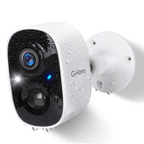 G-Homa Draadloze WiFi Bewakingscamera voor Buiten/Binnen, 1080P IP-camera met Nachtzicht in Kleur, Tweewegaudio, PIR-bewegingsdetectie, Geluidssignaal, AI-detectie, IP65 Waterdicht