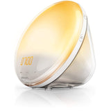 Philips Wake-up light SmartSleep - Wakker worden met licht - 5 Natuurlijke wekgeluiden - 20 Helderheidsniveaus - Simulatie van zonsondergang - Met FM-Radio en sluimerfunctie - HF3519/01