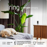 Maak kennis met de Ring Indoor Camera (2de generatie) van Amazon | huisdiercamera met stekker | 1080p HD, tweerichtingsspraak, privacykap, zelf te installeren | gratis 30 dagen Ring Protect op proef