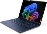 Lenovo Yoga Slim 7X AI-laptop, 36,8 cm (14,5 inch), 3K, OLED-touchscreen (Qualcomm SD X1E78100, 16 GB RAM, 512 GB SSD, Windows 11 Home, Wi-Fi 7) blauw, QWERTY-toetsenbord Portuguesis