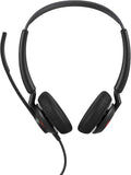 Jabra Engage 50 II bedrade stereo headset met Link Call Control, noise cancelling 3-microfoontechnologie en USB-C kabel - lichtgewicht - MS Teams gecertificeerd, werkt met andere platforms - zwart