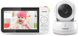 VTech VM924 Babyfoon met camera, 5 inch video babymonitor, 31 uur batterijduur, babyfoon met camera, 300 m bereik, HD nachtzicht, 2-weg talk temperatuursensor