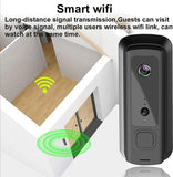 VekiNe Video Deurbel, Camera Draadloze Wifi Smart Deurbel, 1080P Thuis Camera, Real-Time Video En Tweerichtingsgesprek, B (B) gelukkig cadeau