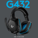 Logitech G432 7.1 kabelgebundenes Surround Sound Gaming Headset schwarz