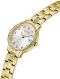 GUESS Dames Horloge Drie van Harten Roestvrij Staal