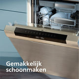 Philips Airfryer 1000 Serie met twee manden: capaciteit van 7,1 liter, RapidAir-technologie, 10 manieren om te koken, 90% minder vet, compact ontwerp, HomeID-receptenapp (NA154/00)