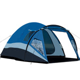 Portal Tent voor 3-4 personen, staande hoogte, campingkoepeltent, XL, met voortent, zijdeur en raam, 3-4 seizoenen, 3000 mm, waterdicht, voor outdoor, festival, familie