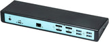 USB 3.0 / USB-C/Thunderbolt 3 Dual Display Docking Station + Power Adapter 100W