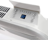 Taurus CHTA 500 Elektrische convector 500 W, IP24 voor gebruik in de badkamer, wandhouder, digitaal display, programmeerbaar, verwarmingsbeveiliging, sensor "open raam", wit