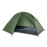 Naturehike Ultralichte tent voor 1 persoon, waterdicht, voor rugzakreizen, kamperen, fietsen, wandelen